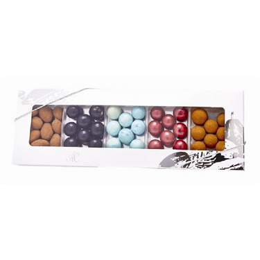 Dragéeæske med 5 lakrids varianter - Aalborg Chokolade - Gourmet-Butikken